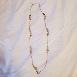 Anthropologie Long Gold Necklace